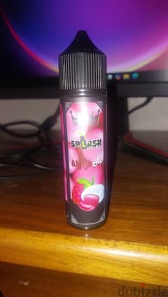 splash لبان فراولة eliquid 9mg nicotine 0