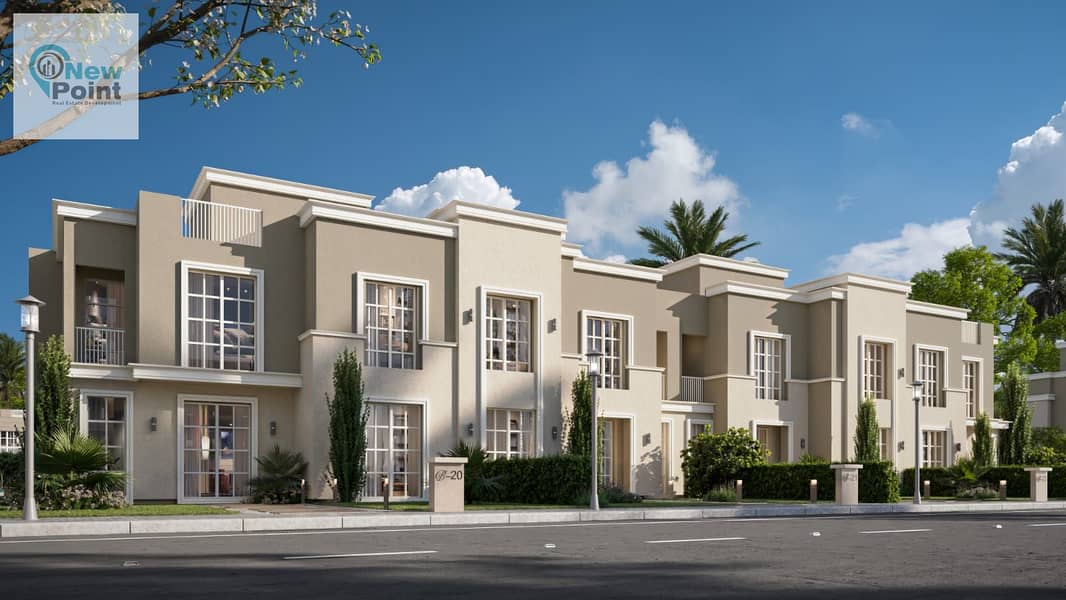 With a 10% down payment, own a townhouse direct on Al Amal Axis Road from The Butterfly Compound. 2