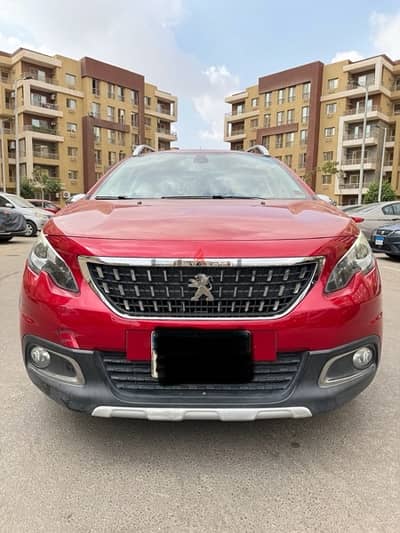 Peugeot 2008 2019 ,Red Exterior , Black Interior