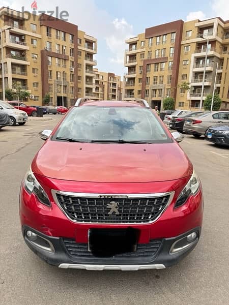 Peugeot 2008 2019 ,Red Exterior , Black Interior 1