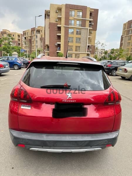 Peugeot 2008 2019 ,Red Exterior , Black Interior 2