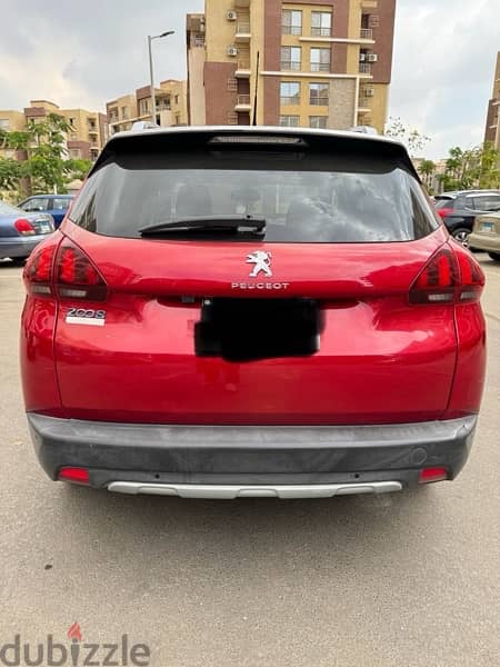 Peugeot 2008 2019 ,Red Exterior , Black Interior 3