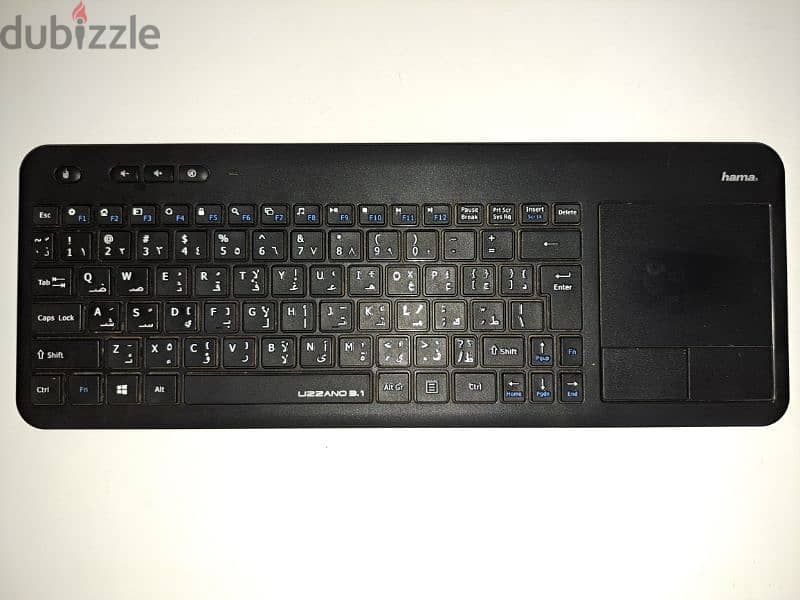 Wireless Bluetooth keyboard with Touchpad كيبورد بلوتوث 0