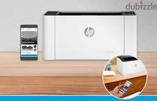 طابعة حالة الزيرو HP 107w Laser Printer 1