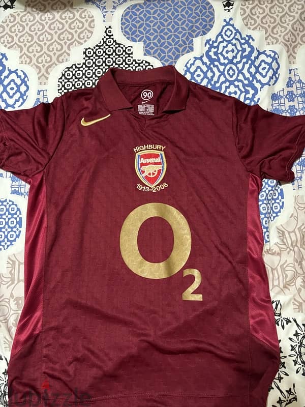 arsenal 2004/05 #Henry14 iconic t-shirt 2