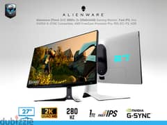 Alienware 27inch QHD 280Hz 2k (2560x1440) Gaming Monitor 0