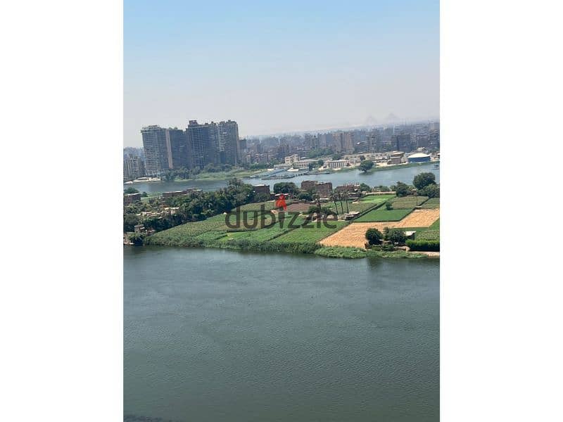 With the highest investment return, a hotel studio for sale with furnishings, air conditioners, and appliances on Maadi Corniche, Du Nile Rustic Tower 2