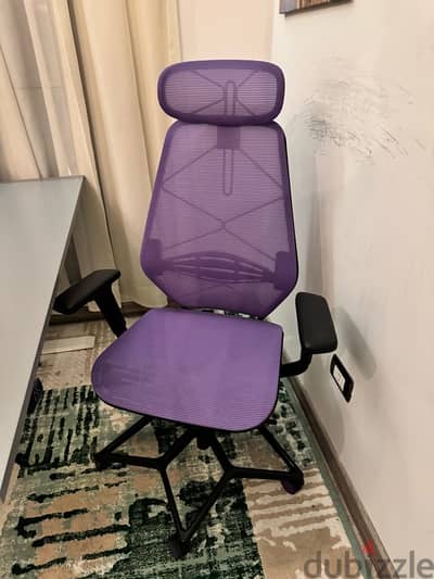 IKEA STYRSPEL Gaming chair, purple/black