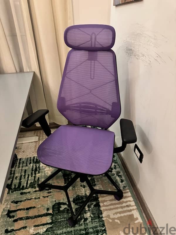 IKEA STYRSPEL Gaming chair, purple/black 0