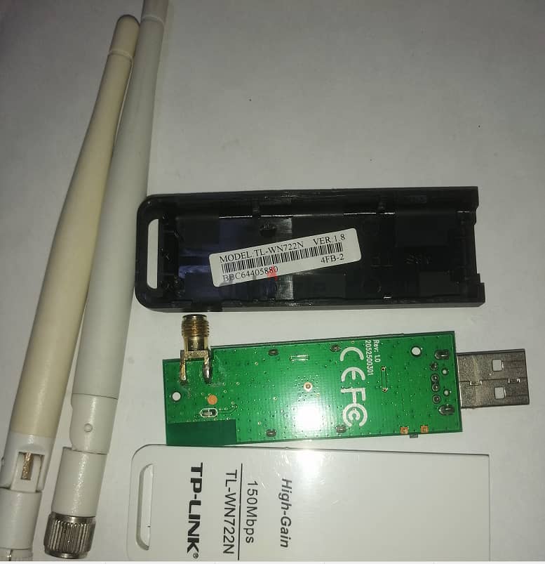 واي فاي usb للكمبيوتر TP-Link-TL-WN722N 1