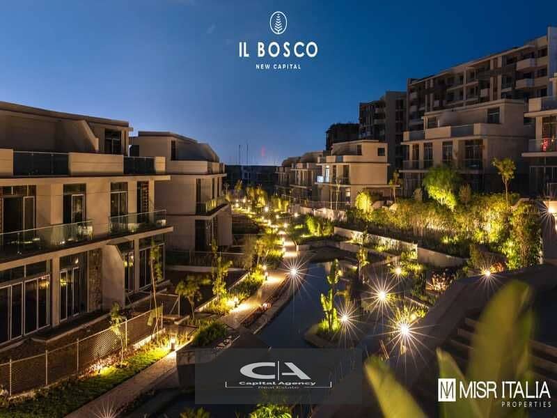 شقه استلام فوري في قلب العاصه الادارة بمقدم 5% وخصم مميز علي الكاش مع مصر ايطاليا - البوسكو | IL Bosco 16