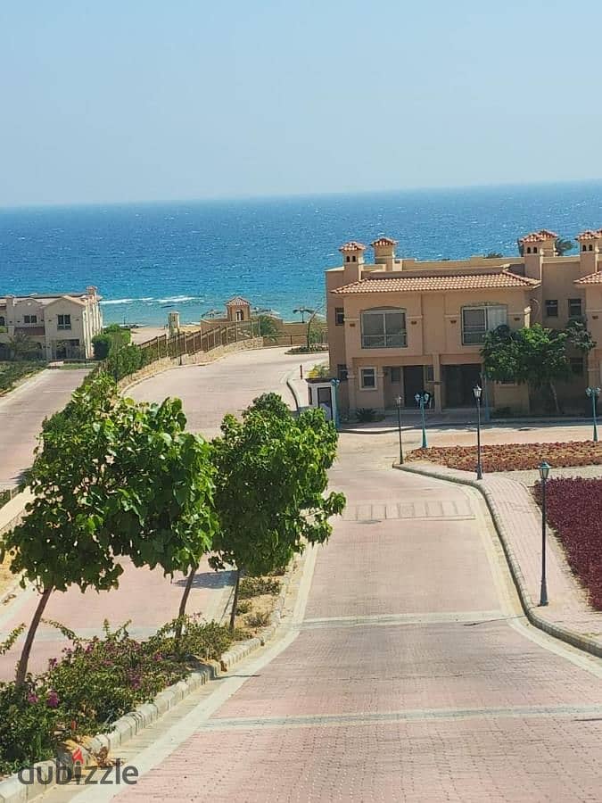 private garden chalet for sale full sea view fully finished in la vista gardens ain sukhna 2