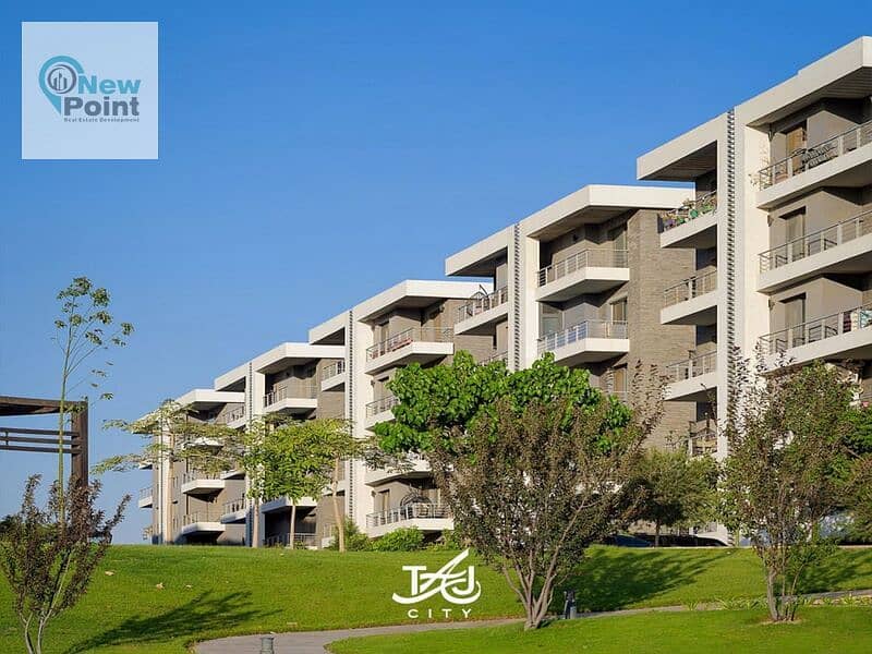 Own your apartment in Taj City Compound, the most prestigious projects in New Cairo, at a special price and location 9