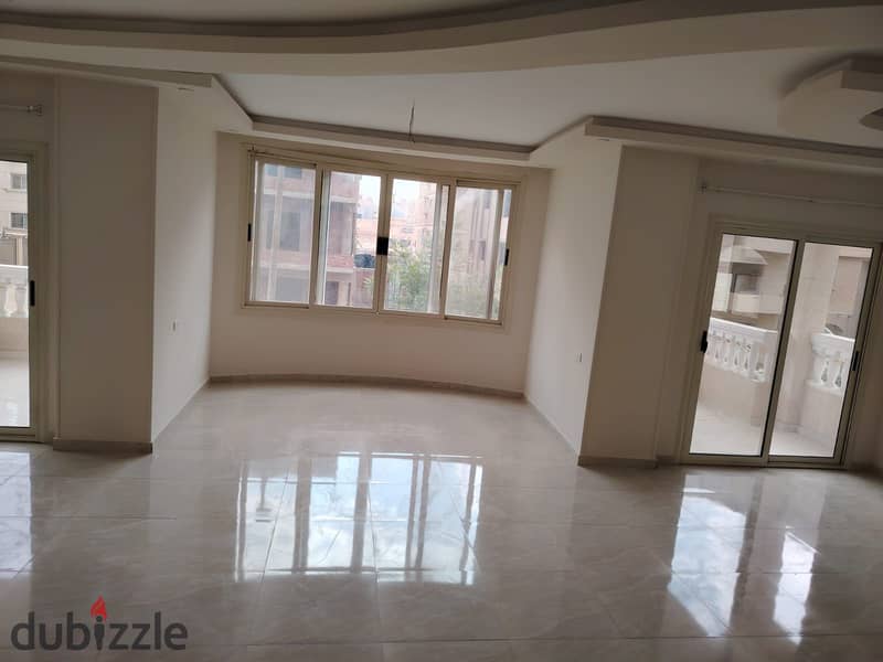 Apartment for rent, 175 square meters, net, in the American University Housing in New Cairo 1