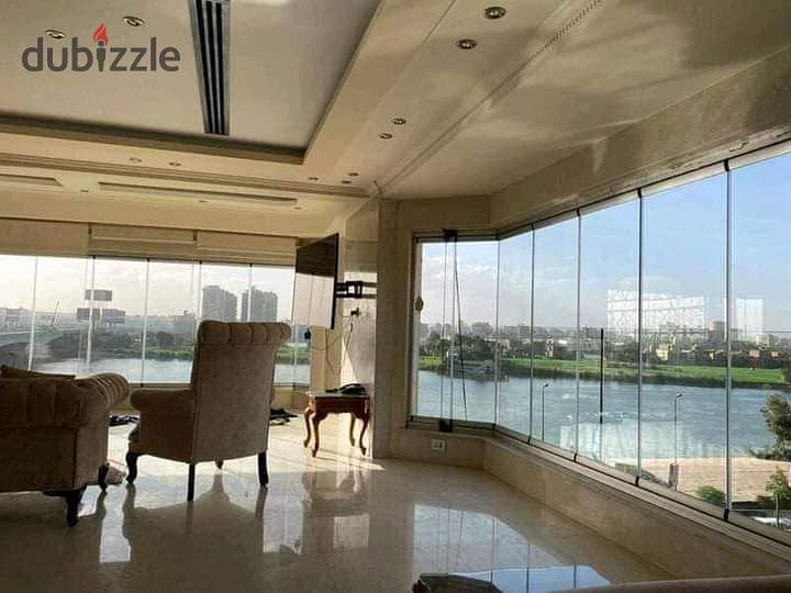 Hotel Apartment For Sale in reve de nil minutes away from  Nile Pearl Maadi 2