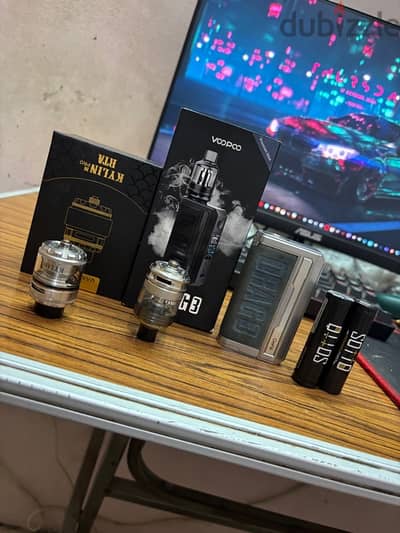 drag 3 kit + tank kylin mesh pro ( 2 sotto batteries )