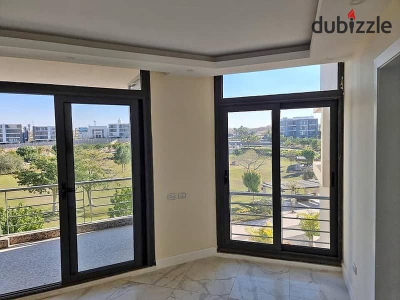 duplex with garden for sale on golf view hot price with installments over 8 years in New Cairo 2