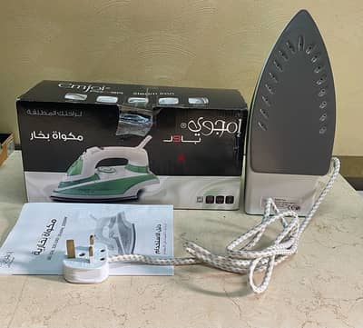 مكوى / مكواة بخار ماركة emjoi power 2200 watt وارد السعودية