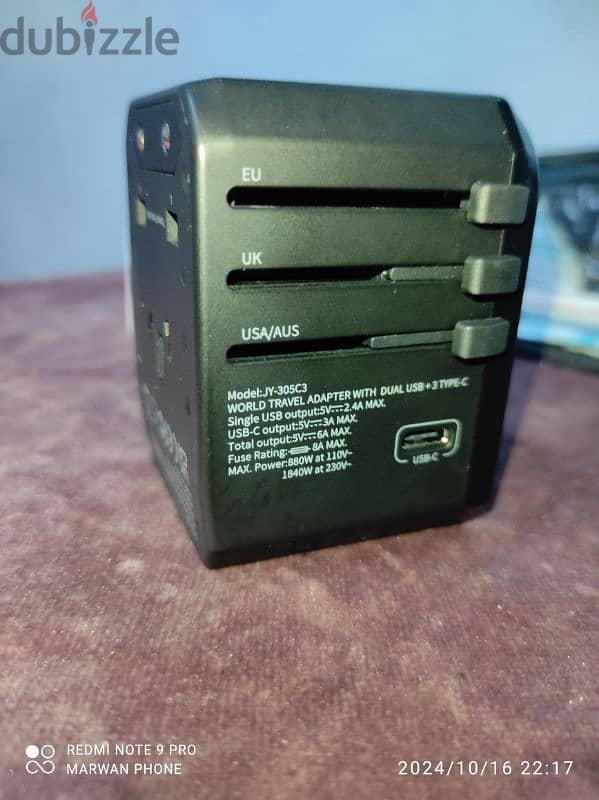 travel adapter charger type c 3