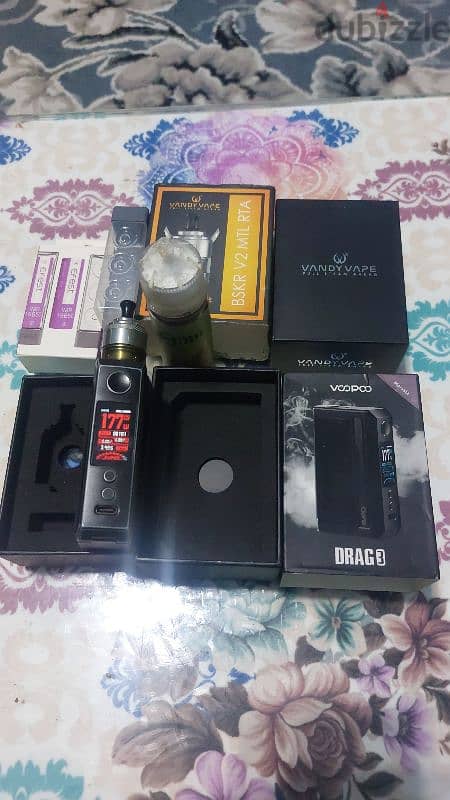 vabe drag 3 : MOD + tank bskr 2 + 2 battery efest 2