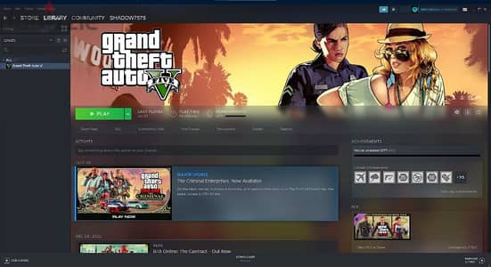 حساب gta v استيم