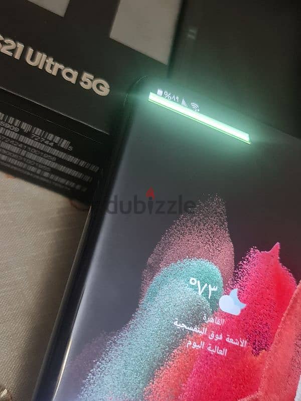 Samsung S21 ultra  خطين . بالعلبة . سناب دراجون ٨٨٨ 2