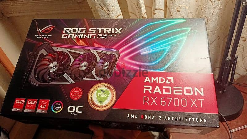 Asus ROG Strix Radeon RX 6700 XT OC Gaming 1