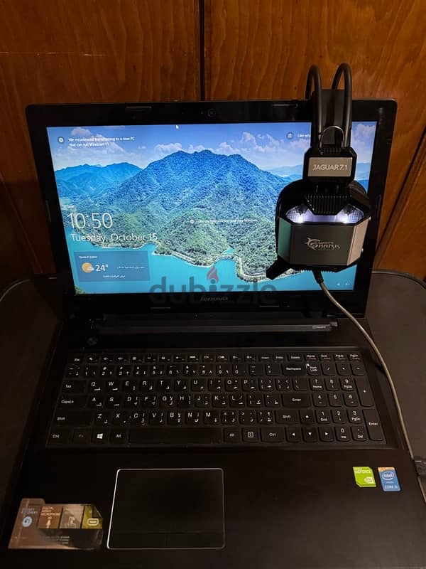 lenovo z50-70 core i5 1TB with white shark gaming headset 0