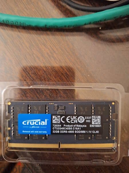 crucial 32 gb RAM DDR5 so-dimm 4800 mghz laptop 1