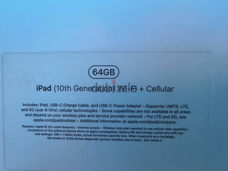 iPad 10th generation WiFi +cellular with warranty 3