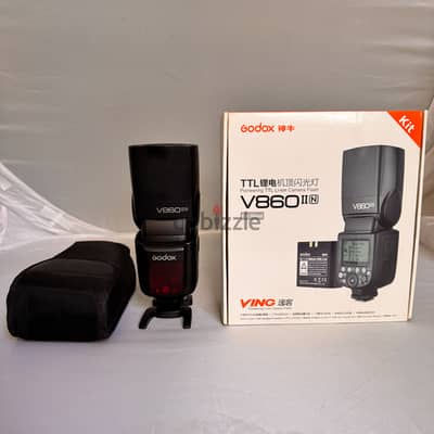 Godox V860II-N Speedlite Flash فلاش جودوكس 860 فيرچن ٢ نيكون