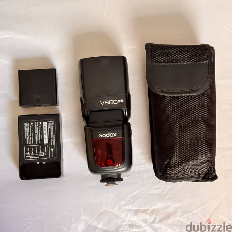 Godox V860II-N Speedlite Flash فلاش جودوكس 860 فيرچن ٢ نيكون 2