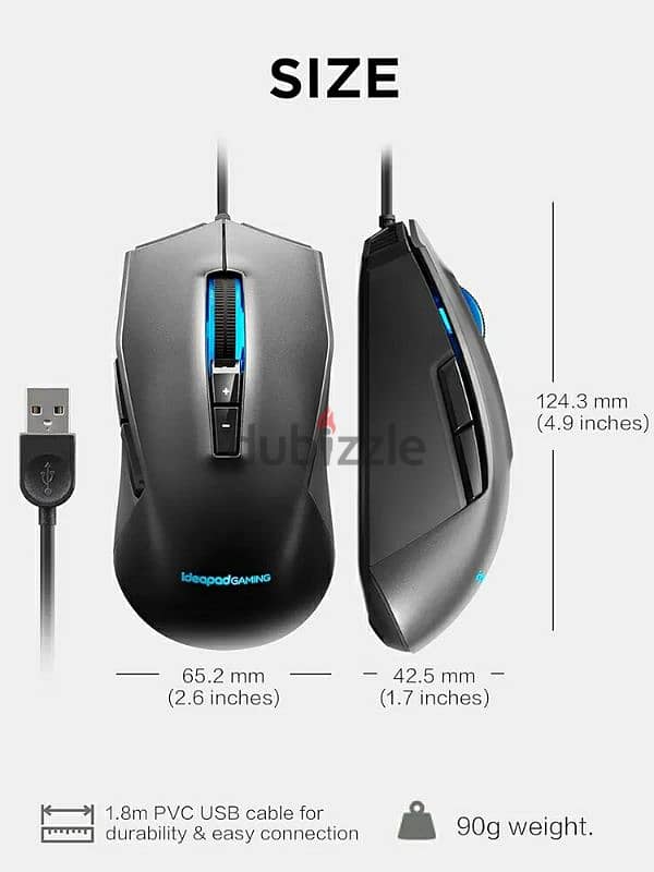 Lenovo IdeaPad Gaming M100 RGB Mouse  ( جديد ) 5