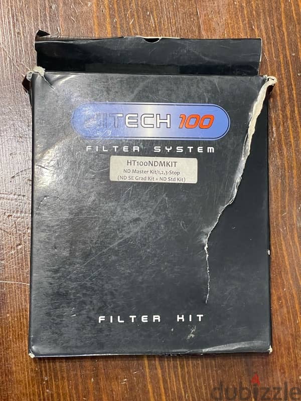 HITECH 100 filter kit + Tiffen 4x4 linear ultra polar filter 1