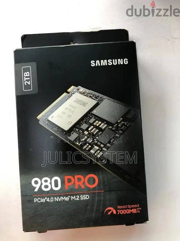 Samsung 980 PRO PCIe 4.0 NVMe SSD 2TB 1