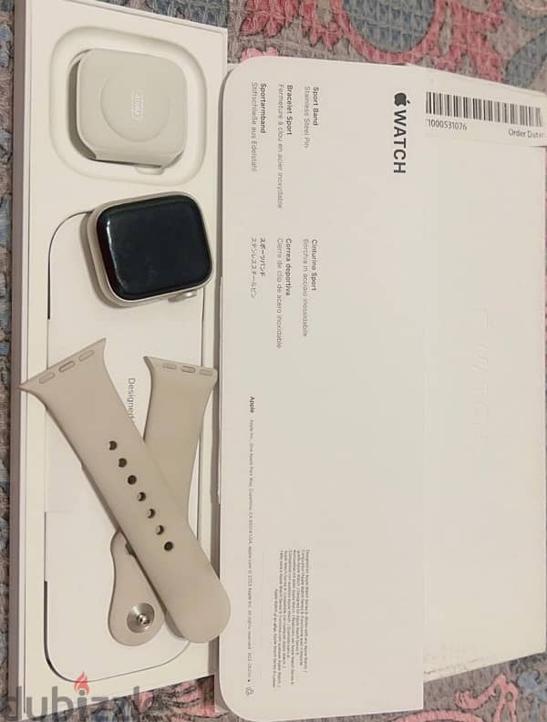 Apple Watch Series 9 41mm Starlight Al Star SB S/M GPS 0