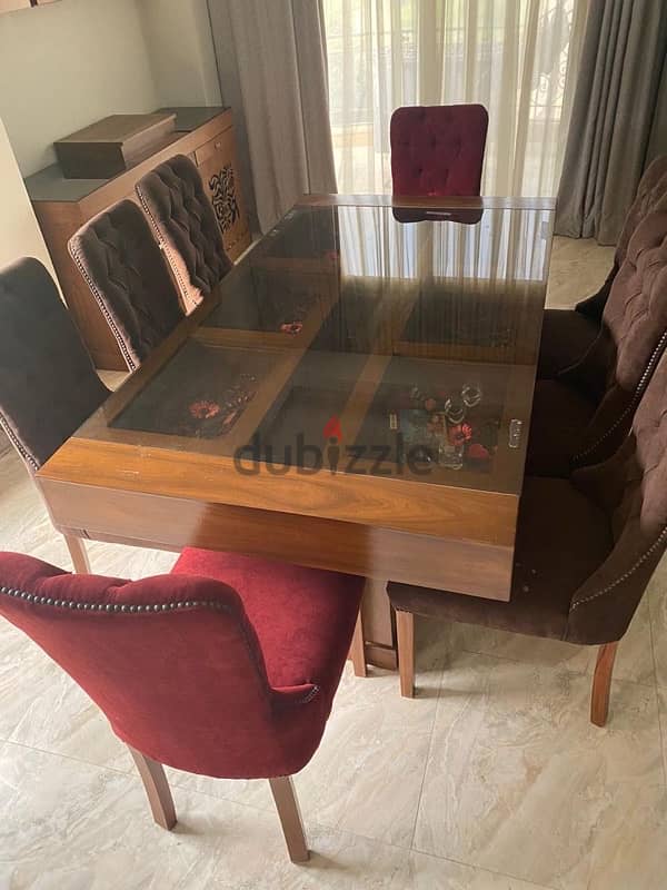 As New Dining Room  غرفة سفرة كاملة حالة ممتازة 1