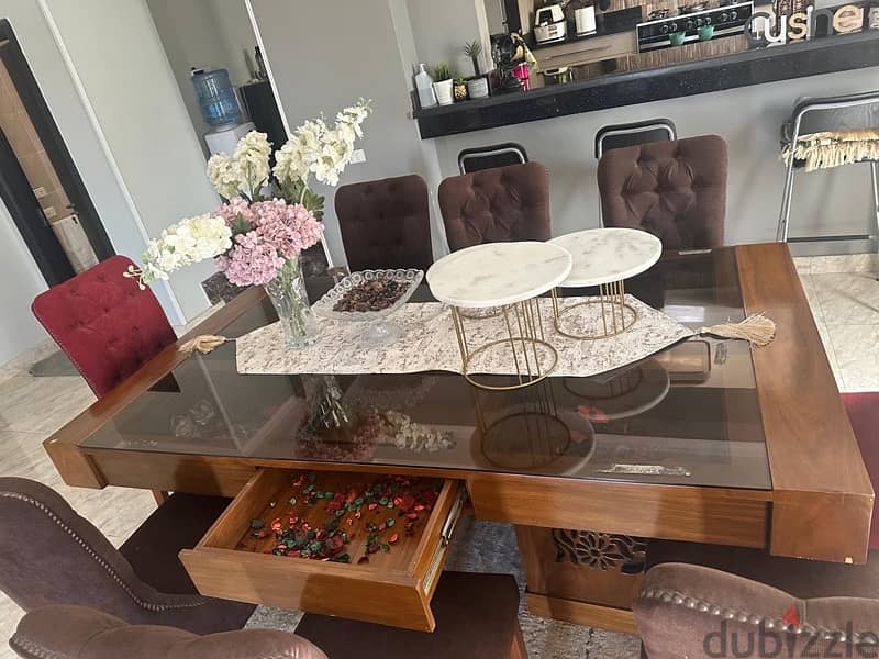 As New Dining Room  غرفة سفرة كاملة حالة ممتازة 10