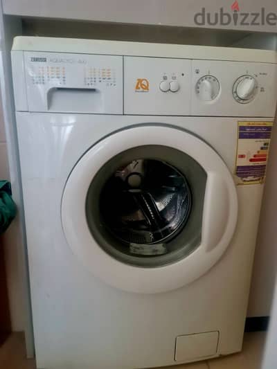 غسالة زانوسي اكواتيك ٥ كيلو 5kg Zanussi full automatic washing machine