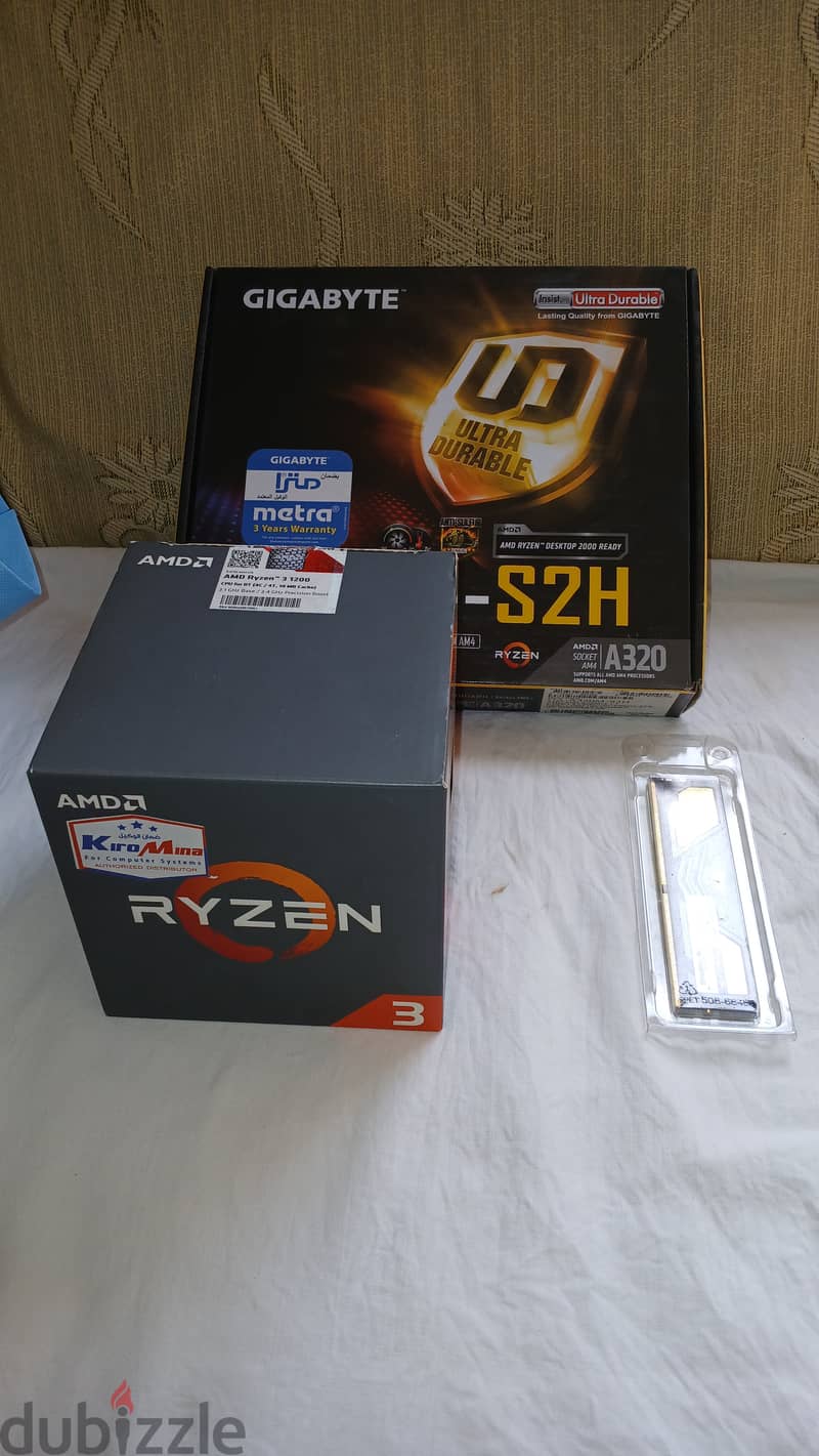 Bundle Ryzen 3 1200 + A320M 1