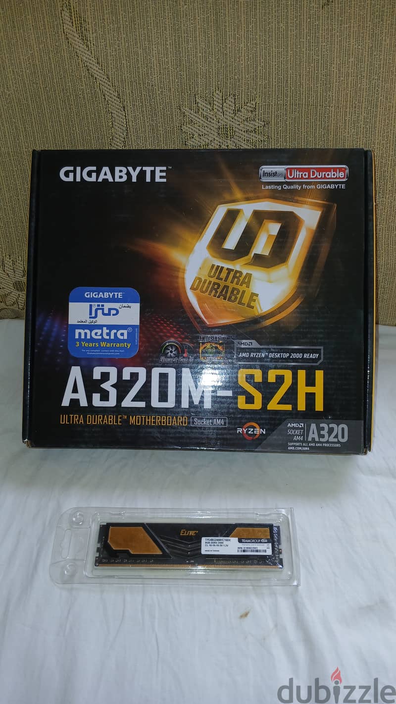 Bundle Ryzen 3 1200 + A320M 2