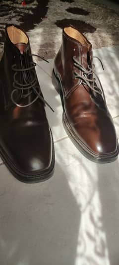 Grenson Leather boot brown. Shoes 0