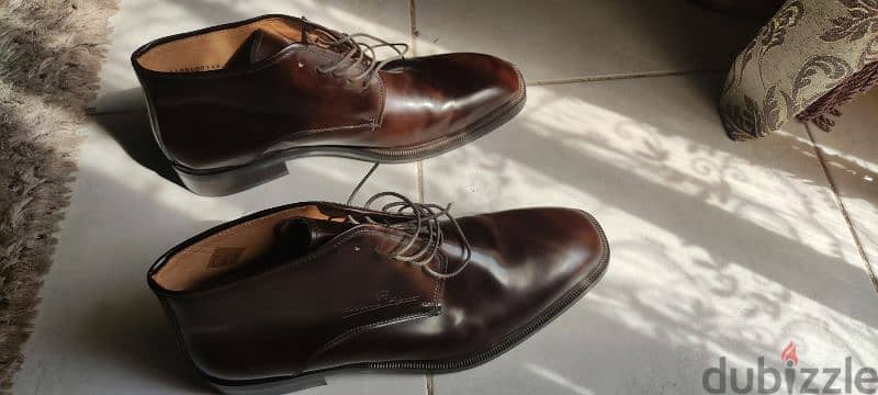 Grenson Leather boot brown. Shoes 1