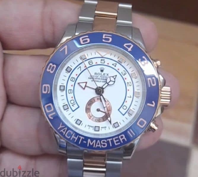 Rolex yachtmaster 2 rose  gold mirror original whatsapp 01142249766 2