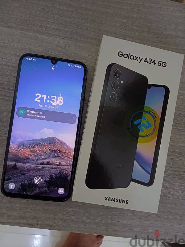 موبايل سامسونج a34 كسر زيرو  samsung a34 3