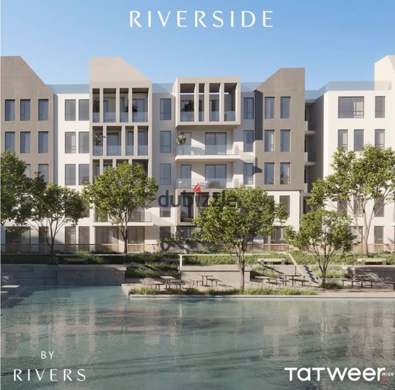 Live in a twin villa with a landscape view, in installments over 10 years, in a prime location in Sheikh Zayed, in Rivers, next to SODIC 7