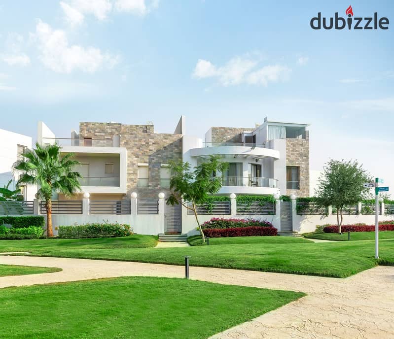 Live in a 3-storey villa in installments, prime location, in Sheikh Zayed, in CELOPATRA SQUARE 10