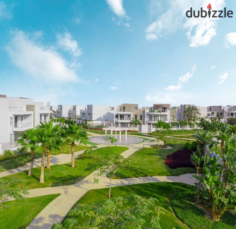 Live in a 3-storey villa in installments, prime location, in Sheikh Zayed, in CELOPATRA SQUARE 16