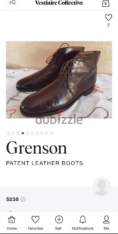 Grenson Leather boot brown. Shoes 3