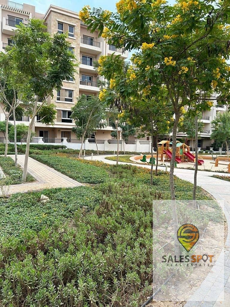 Apartment for sale in New Cairo   directly in front of the airport - with a private garden  1